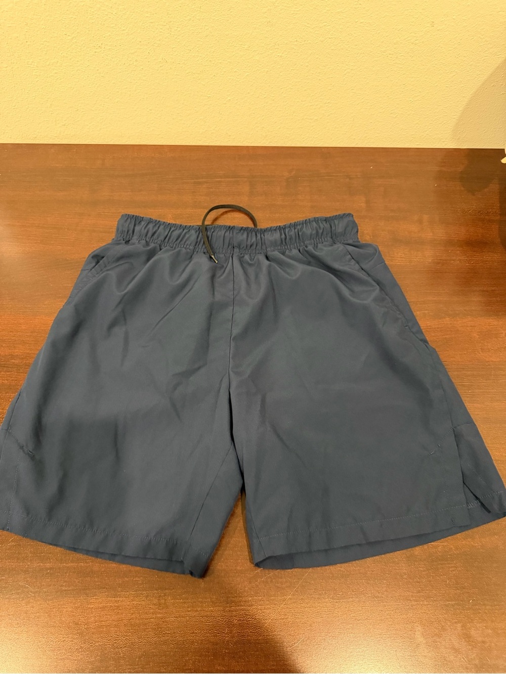 Nike Navy Blue Dri-FIT Athletic Shorts with Branded Waistband